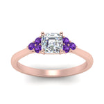 Load image into Gallery viewer, petite-cathedral-asscher-cut-diamond-engagement-ring-with-purple-topaz-in-rose-gold-FD9275ASRGVITOANGLE5-NL-RG?v=1758264037
