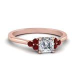 Load image into Gallery viewer, petite-cathedral-asscher-cut-diamond-engagement-ring-with-ruby-in-rose-gold-FD9275ASRGRUDR-NL-RG?v=1758264038
