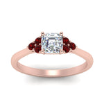 Load image into Gallery viewer, petite-cathedral-asscher-cut-diamond-engagement-ring-with-ruby-in-rose-gold-FD9275ASRGRUDRANGLE5-NL-RG?v=1758264038
