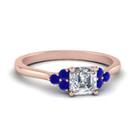 Load image into Gallery viewer, petite-cathedral-asscher-cut-diamond-engagement-ring-with-sapphire-in-rose-gold-FD9275ASRGSABL-NL-RG?v=1758264037
