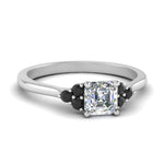 Load image into Gallery viewer, petite-cathedral-asscher-cut-engagement-ring-with-black-diamond-in-white-gold-FD9275ASRGBLACK-NL-WG?v=1758264037
