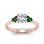 Load image into Gallery viewer, petite-cathedral-cushion-cut-diamond-engagement-ring-with-emerald-in-rose-gold-FD9275CURGEMGRANGLE5-NL-RG_02d5875e-93b6-473d-8511-f180cea2cc8d?v=1758264047
