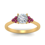 Load image into Gallery viewer, petite-cathedral-cushion-cut-diamond-engagement-ring-with-pink-sapphire-in-yellow-gold-FD9275CURGSADRPIANGLE5-NL-YG_d108751d-6847-4ae5-b763-b57df8ed6d76?v=1758264046
