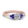 Load image into Gallery viewer, petite-cathedral-cushion-cut-diamond-engagement-ring-with-sapphire-in-rose-gold-FD9275CURGSABL-NL-RG_aef19949-ad22-4c1e-89cf-37a426ca5c8e?v=1758264046