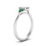 Load image into Gallery viewer, petite-cathedral-emerald-cut-diamond-engagement-ring-with-emerald-in-white-gold-FD9275EMRGEMGRANGLE2-NL-WG_ca7e6406-4094-414e-8a78-678884c1051d?v=1758264056
