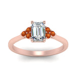 Load image into Gallery viewer, petite-cathedral-emerald-cut-diamond-engagement-ring-with-orange-sapphire-in-rose-gold-FD9275EMRGSAORANGLE5-NL-RG_1485946f-b532-4869-8b7b-4774b70bbbbe?v=1758264057
