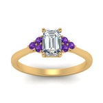 Load image into Gallery viewer, petite-cathedral-emerald-cut-diamond-engagement-ring-with-purple-topaz-in-yellow-gold-FD9275EMRGVITOANGLE5-NL-YG_45fad4db-a4b8-4c25-b0e1-a2d3f25e7712?v=1758264057

