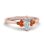 Load image into Gallery viewer, petite-cathedral-marquise-cut-diamond-engagement-ring-with-orange-sapphire-in-rose-gold-FD9275MQRGSAOR-NL-RG?v=1758263934
