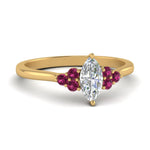 Load image into Gallery viewer, petite-cathedral-marquise-cut-diamond-engagement-ring-with-pink-sapphire-in-yellow-gold-FD9275MQRGSADRPI-NL-YG?v=1758263934
