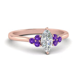 Load image into Gallery viewer, petite-cathedral-marquise-cut-diamond-engagement-ring-with-purple-topaz-in-rose-gold-FD9275MQRGVITO-NL-RG_2de53882-8816-49c1-99de-78c31c47215b?v=1758264067
