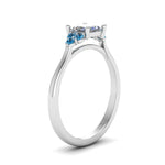 Load image into Gallery viewer, petite-cathedral-princess-cut-diamond-engagement-ring-with-blue-topaz-in-white-gold-FD9275PRRGICBLTOANGLE2-NL-WG?v=1758263985
