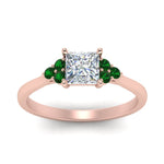 Load image into Gallery viewer, petite-cathedral-princess-cut-diamond-engagement-ring-with-emerald-in-rose-gold-FD9275PRRGEMGRANGLE5-NL-RG?v=1758263985
