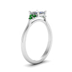 Load image into Gallery viewer, petite-cathedral-princess-cut-diamond-engagement-ring-with-emerald-in-white-gold-FD9275PRRGEMGRANGLE2-NL-WG?v=1758263985
