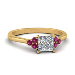 Load image into Gallery viewer, petite-cathedral-princess-cut-diamond-engagement-ring-with-pink-sapphire-in-yellow-gold-FD9275PRRGSADRPI-NL-YG_3d739fc0-468f-4e67-b114-2d63a904c39d?v=1758264099
