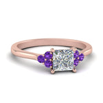 Load image into Gallery viewer, petite-cathedral-princess-cut-diamond-engagement-ring-with-purple-topaz-in-rose-gold-FD9275PRRGVITO-NL-RG?v=1758263985
