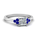 Load image into Gallery viewer, petite-cathedral-princess-cut-diamond-engagement-ring-with-sapphire-in-white-gold-FD9275PRRGSABL-NL-WG_7fdc13c4-1457-4485-a29d-ccb0892df8ee?v=1758264098
