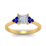 Load image into Gallery viewer, petite-cathedral-princess-cut-diamond-engagement-ring-with-sapphire-in-yellow-gold-FD9275PRRGSABLANGLE5-NL-YG_fb696c12-6514-4f72-9cfb-7d09e49ad21a?v=1758264098
