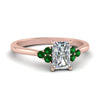 Load image into Gallery viewer, petite-cathedral-radiant-cut-diamond-engagement-ring-with-emerald-in-rose-gold-FD9275RARGEMGR-NL-RG_ae8f5942-6f72-4e92-a0d1-10e5942acc21?v=1758264110