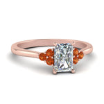 Load image into Gallery viewer, petite-cathedral-radiant-cut-diamond-engagement-ring-with-orange-sapphire-in-rose-gold-FD9275RARGSAOR-NL-RG?v=1758264004
