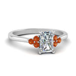 Load image into Gallery viewer, petite-cathedral-radiant-cut-diamond-engagement-ring-with-orange-sapphire-in-white-gold-FD9275RARGSAOR-NL-WG?v=1758264004
