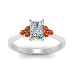 Load image into Gallery viewer, petite-cathedral-radiant-cut-diamond-engagement-ring-with-orange-sapphire-in-white-gold-FD9275RARGSAORANGLE5-NL-WG?v=1758264004
