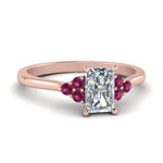 Load image into Gallery viewer, petite-cathedral-radiant-cut-diamond-engagement-ring-with-pink-sapphire-in-rose-gold-FD9275RARGSADRPI-NL-RG?v=1758264004
