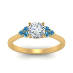 Load image into Gallery viewer, petite-cathedral-round-cut-diamond-engagement-ring-with-blue-topaz-in-yellow-gold-FD-9275RORGICBLTOANGLE5-NL-YG?v=1758264022
