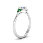 Load image into Gallery viewer, petite-cathedral-round-cut-diamond-engagement-ring-with-emerald-in-white-gold-FD-9275RORGEMGRANGLE2-NL-WG?v=1758264022
