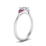 Load image into Gallery viewer, petite-cathedral-round-cut-diamond-engagement-ring-with-pink-sapphire-in-white-gold-FD-9275RORGSADRPIANGLE2-NL-WG?v=1758264022
