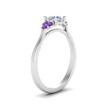 Load image into Gallery viewer, petite-cathedral-round-cut-diamond-engagement-ring-with-purple-topaz-in-white-gold-FD-9275RORGVITOANGLE2-NL-WG?v=1758264022
