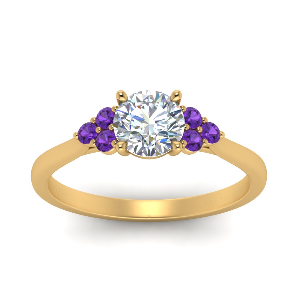 petite-cathedral-round-cut-diamond-engagement-ring-with-purple-topaz-in-yellow-gold-FD-9275RORGVITOANGLE5-NL-YG?v=1758264022