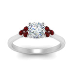 Load image into Gallery viewer, petite-cathedral-round-cut-diamond-engagement-ring-with-ruby-in-white-gold-FD-9275RORGRUDRANGLE5-NL-WG_04c0969a-103f-4e2f-919e-7bc1ccf29697?v=1758264120
