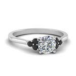 Load image into Gallery viewer, petite-cathedral-round-cut-engagement-ring-with-black-diamond-in-white-gold-FD-9275RORGBLACK-NL-WG?v=1758264022
