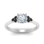 Load image into Gallery viewer, petite-cathedral-round-cut-engagement-ring-with-black-diamond-in-white-gold-FD-9275RORGBLACKANGLE5-NL-WG?v=1758264022
