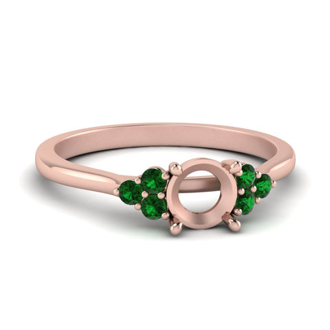 petite-cathedral-semi-mount-diamond-engagement-ring-with-emerald-in-rose-gold-FD9275SMRGEMGR-NL-RG?v=1758265350