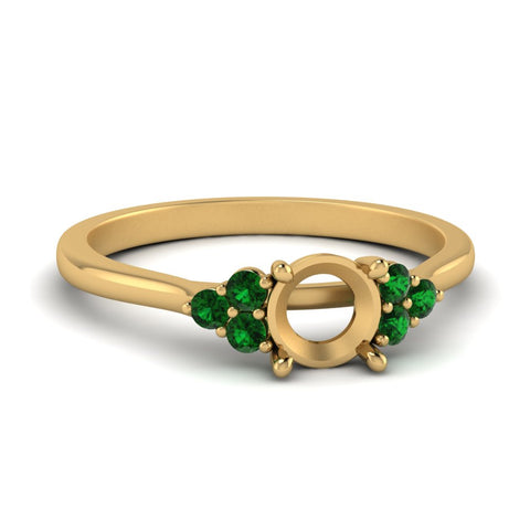 petite-cathedral-semi-mount-diamond-engagement-ring-with-emerald-in-yellow-gold-FD9275SMRGEMGR-NL-YG?v=1758265350