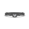 Load image into Gallery viewer, petite-claddagh-heart-diamond-rings-in-black-gold-FD10965R-NL-BG