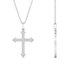Load image into Gallery viewer, petite-diamond-cross-pendant-in-white-gold-FDPD10868ANGLE2-NL-WG