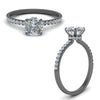 Load image into Gallery viewer, petite-hidden-halo-cushion-cut-diamond-engagement-ring-in-black-gold-FD9168CURANGLE3-NL-BG