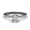 Load image into Gallery viewer, petite-hidden-halo-oval-shaped-diamond-engagement-ring-in-black-gold-FD9168OVRANGLE3-NL-BG