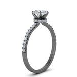 Load image into Gallery viewer, petite-hidden-halo-pear-shaped-diamond-engagement-ring-in-black-gold-FD9168PERANGLE3-NL-BG
