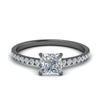 Load image into Gallery viewer, petite-hidden-halo-princess-cut-diamond-engagement-ring-in-black-gold-FD9168PRRANGLE3-NL-BG