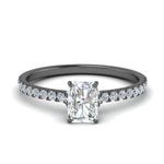 Load image into Gallery viewer, petite-hidden-halo-radiant-cut-diamond-engagement-ring-in-black-gold-FD9168RARANGLE3-NL-BG
