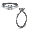 Load image into Gallery viewer, petite-hidden-halo-radiant-cut-diamond-engagement-ring-in-black-gold-FD9168RARANGLE3-NL-BG