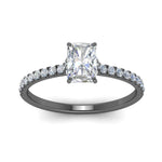 Load image into Gallery viewer, petite-hidden-halo-radiant-cut-diamond-engagement-ring-in-black-gold-FD9168RARANGLE3-NL-BG
