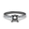 Load image into Gallery viewer, petite-hidden-halo-semi-mount-diamond-engagement-ring-in-black-gold-FD9168SMRANGLE3-NL-BG
