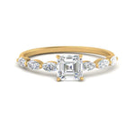 Load image into Gallery viewer, petite-marquise-diamond-asscher-cut-engagement-ring-in-FD9939ASR-NL-YG