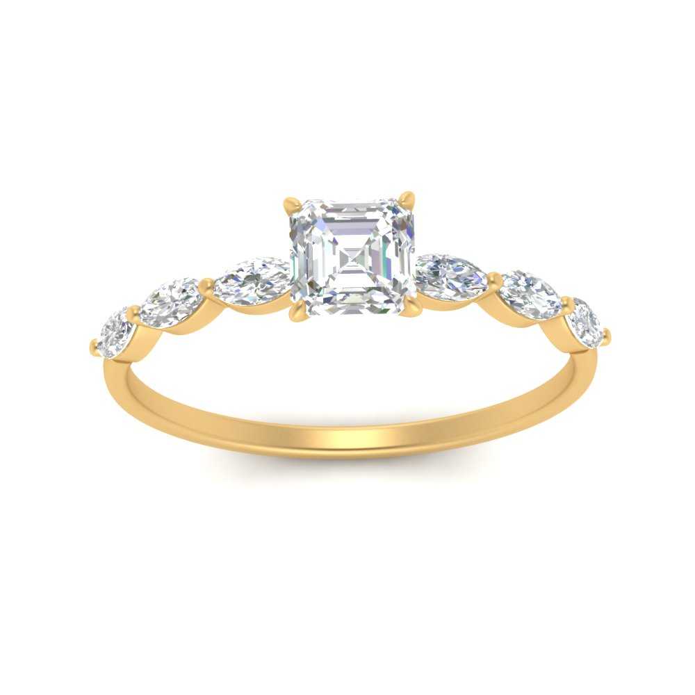 petite-marquise-diamond-asscher-cut-engagement-ring-in-FD9939ASR-NL-YG