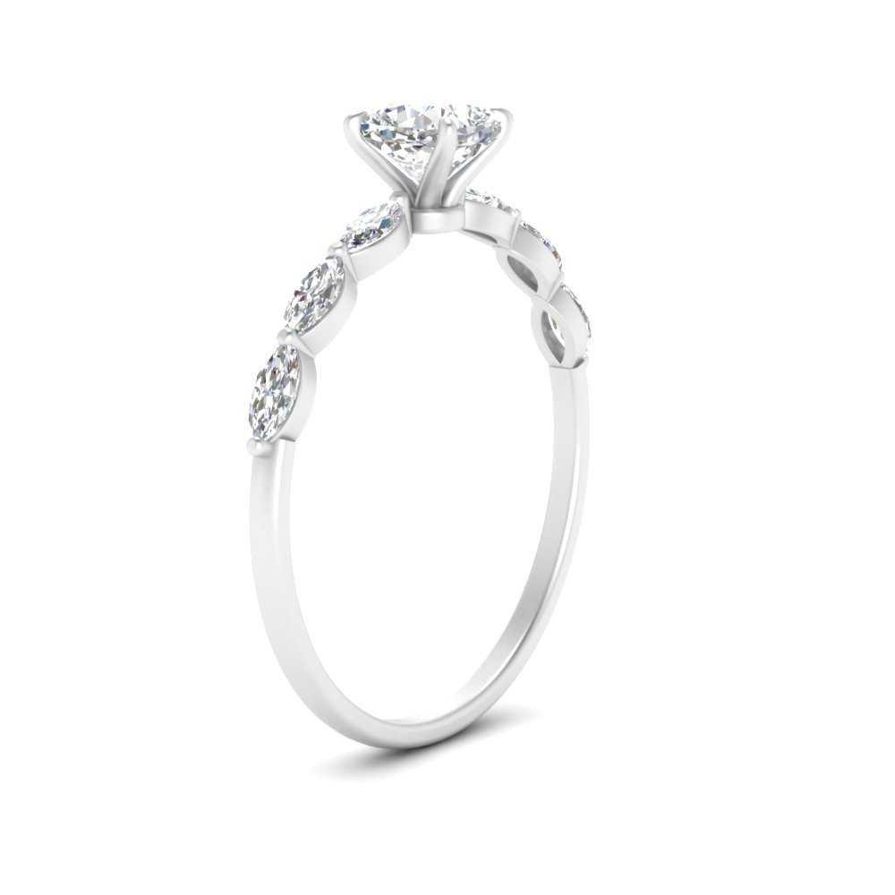 petite-marquise-diamond-cushion-cut-engagement-ring-in-FD9939CUR-NL-WG