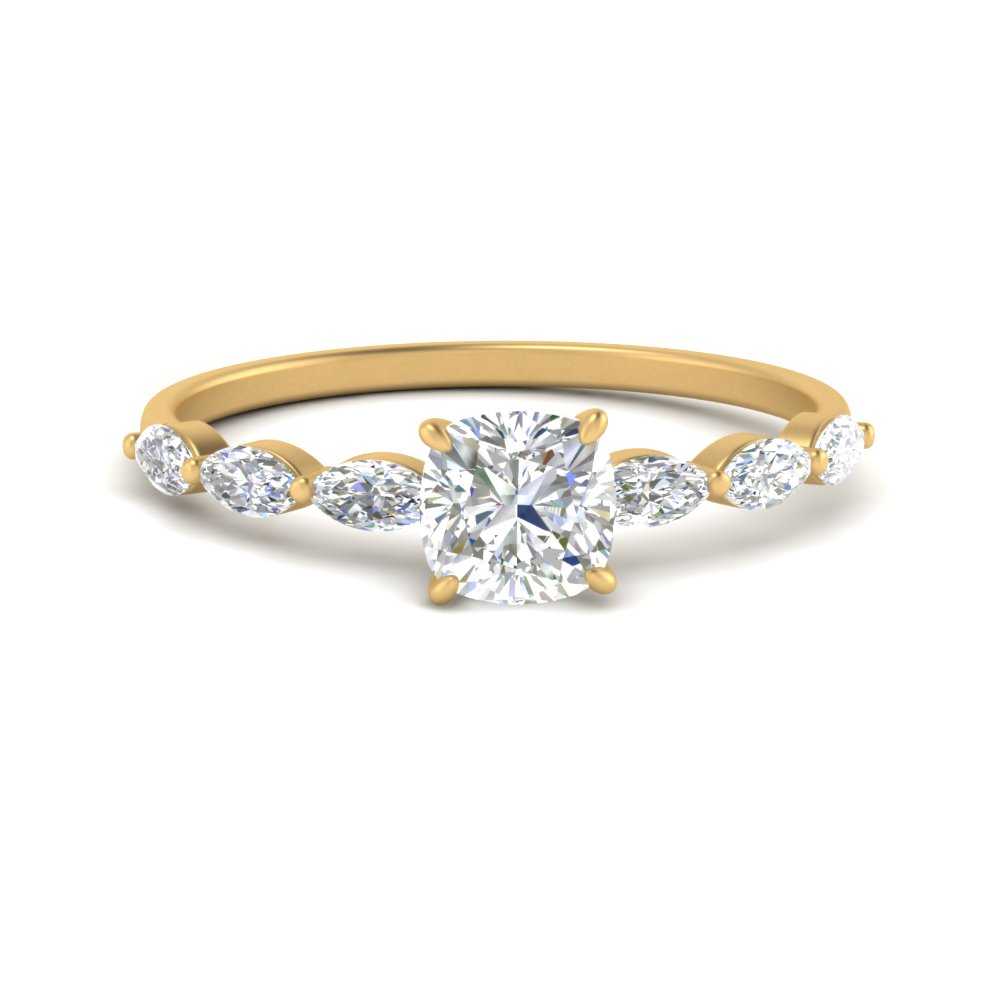 petite-marquise-diamond-cushion-cut-engagement-ring-in-FD9939CUR-NL-YG